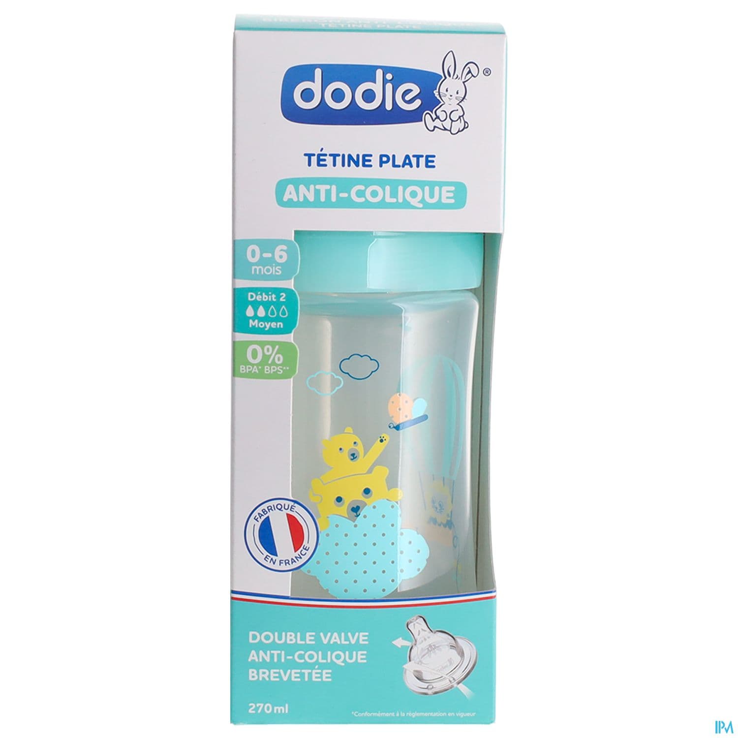 Dodie Sensation+ Biberon Anticolique Air 0/6mois 270ml