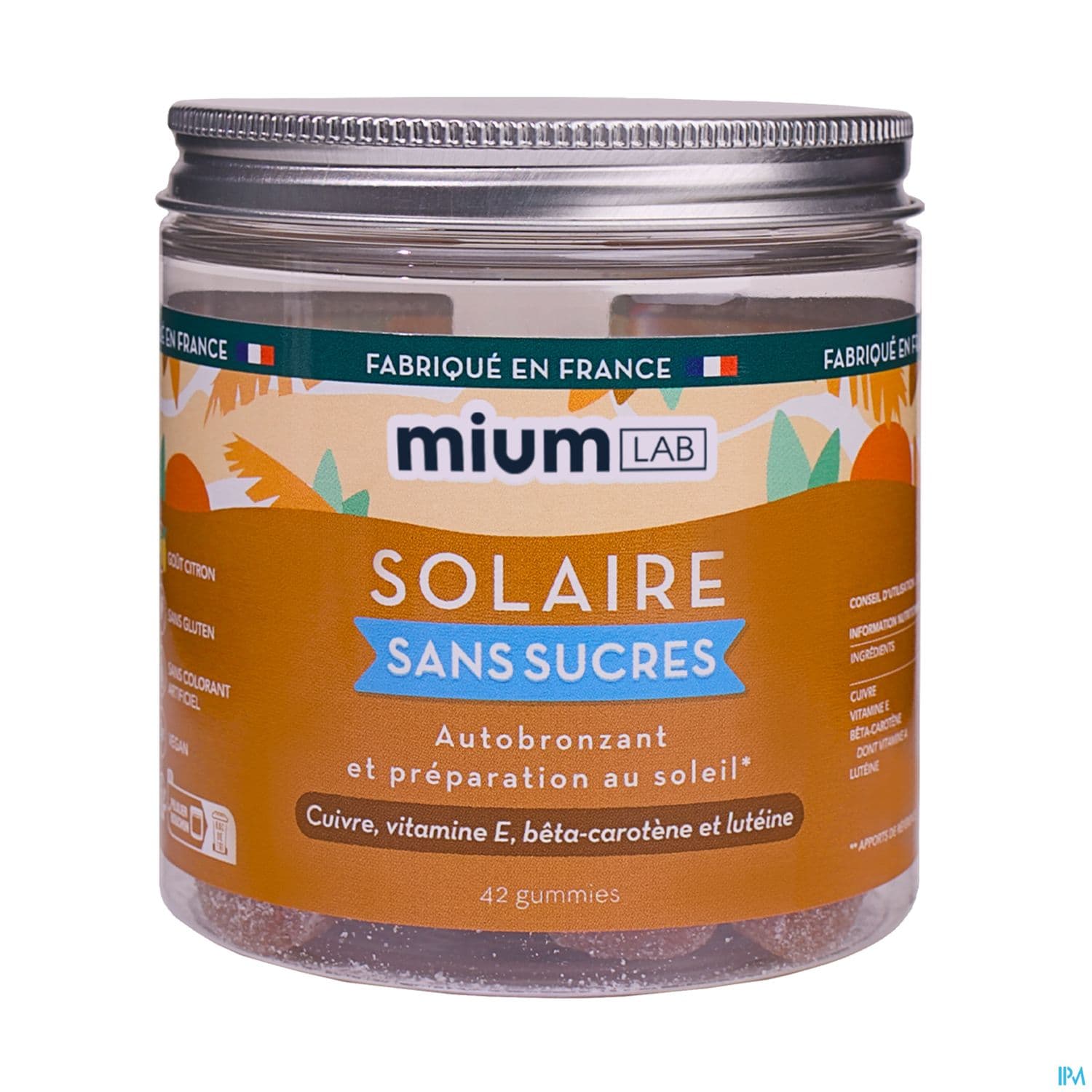 Mium Lab Solaire Sans Sucre Gummies 42