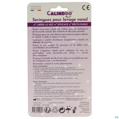 CALINDOO SERINGUE LAVAGE NASAL.