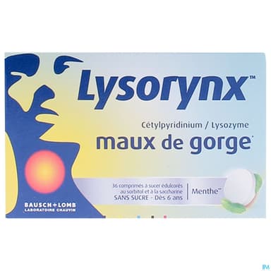 Lysorynx 1mg5/20mg Comprime A Sucer 36