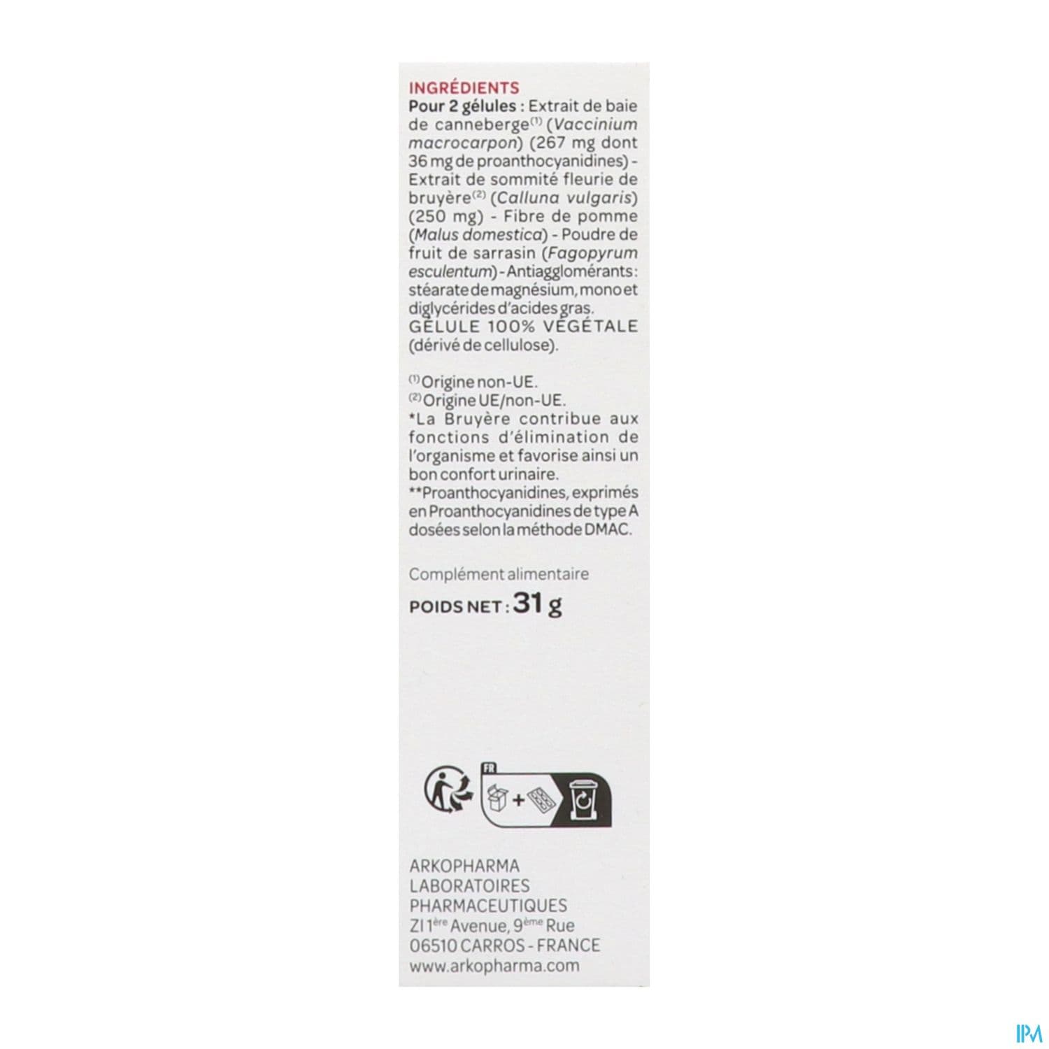 CYS CONTROL CONF URIN GELUL60