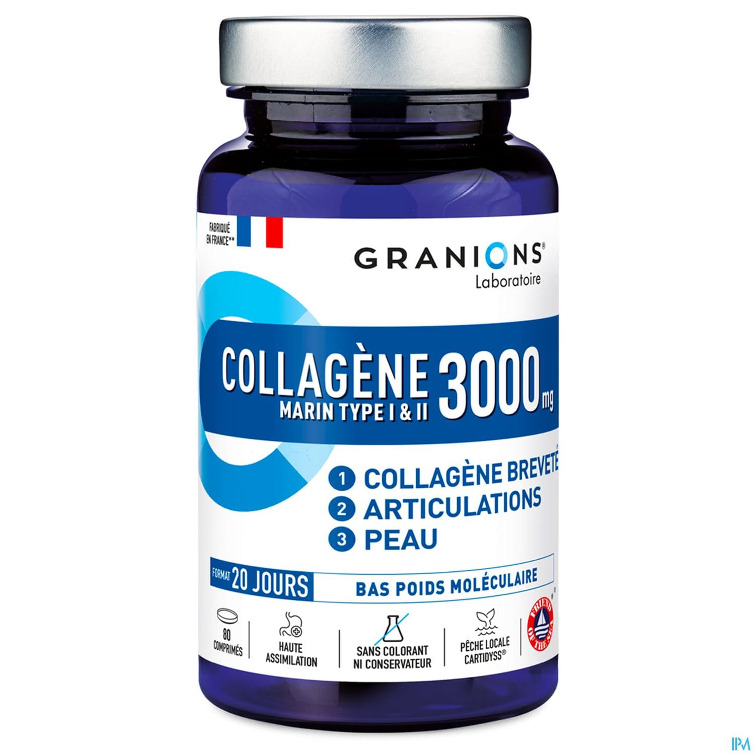 GRANIONS COLLAGENE I ET II CPR 80