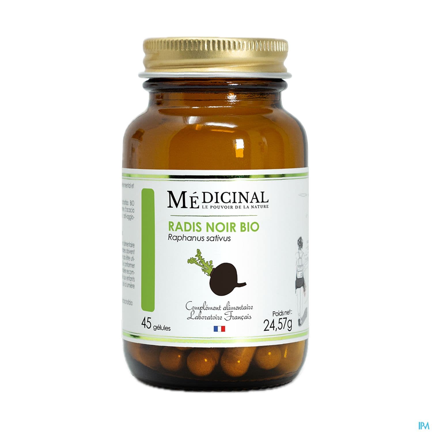 Medicinal Radis Noir Gelule 45