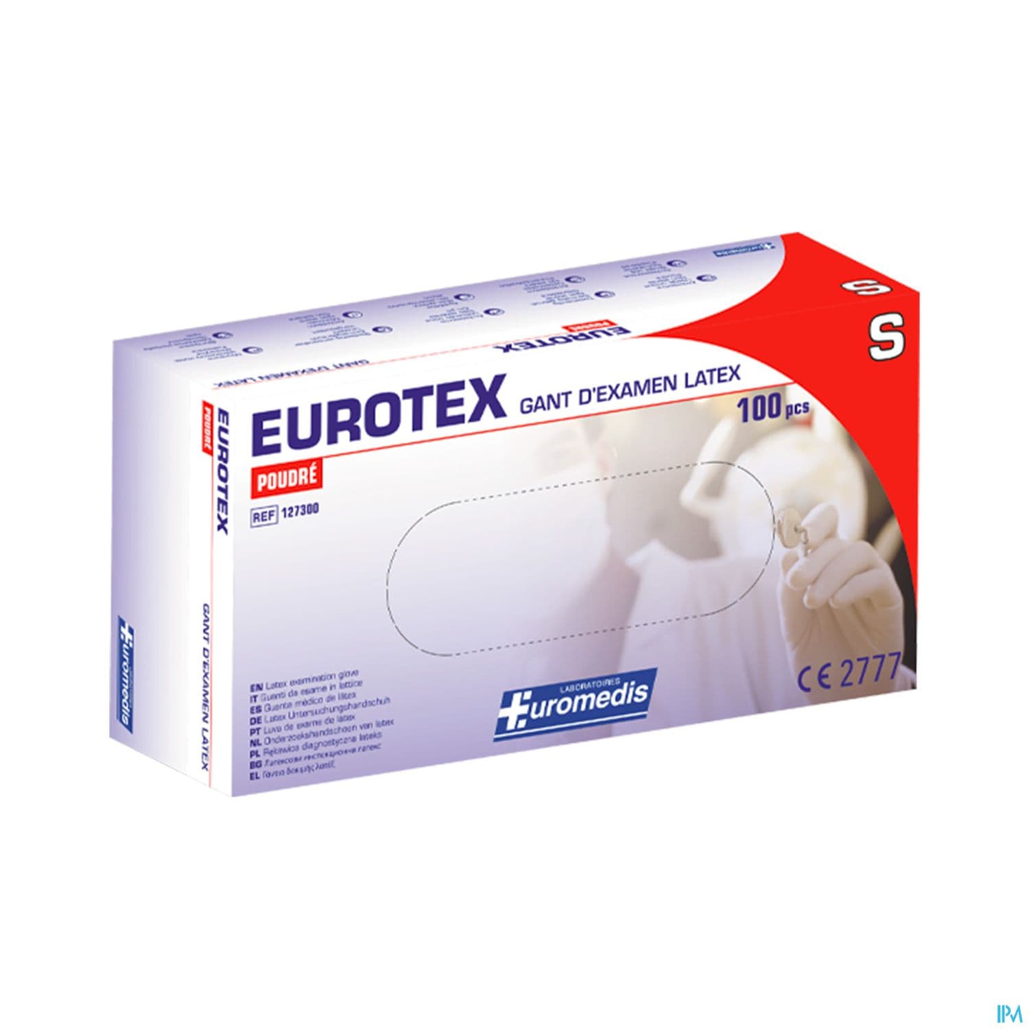 Euromedis Gant Examen Afnor Latex Poudre T6/7 100