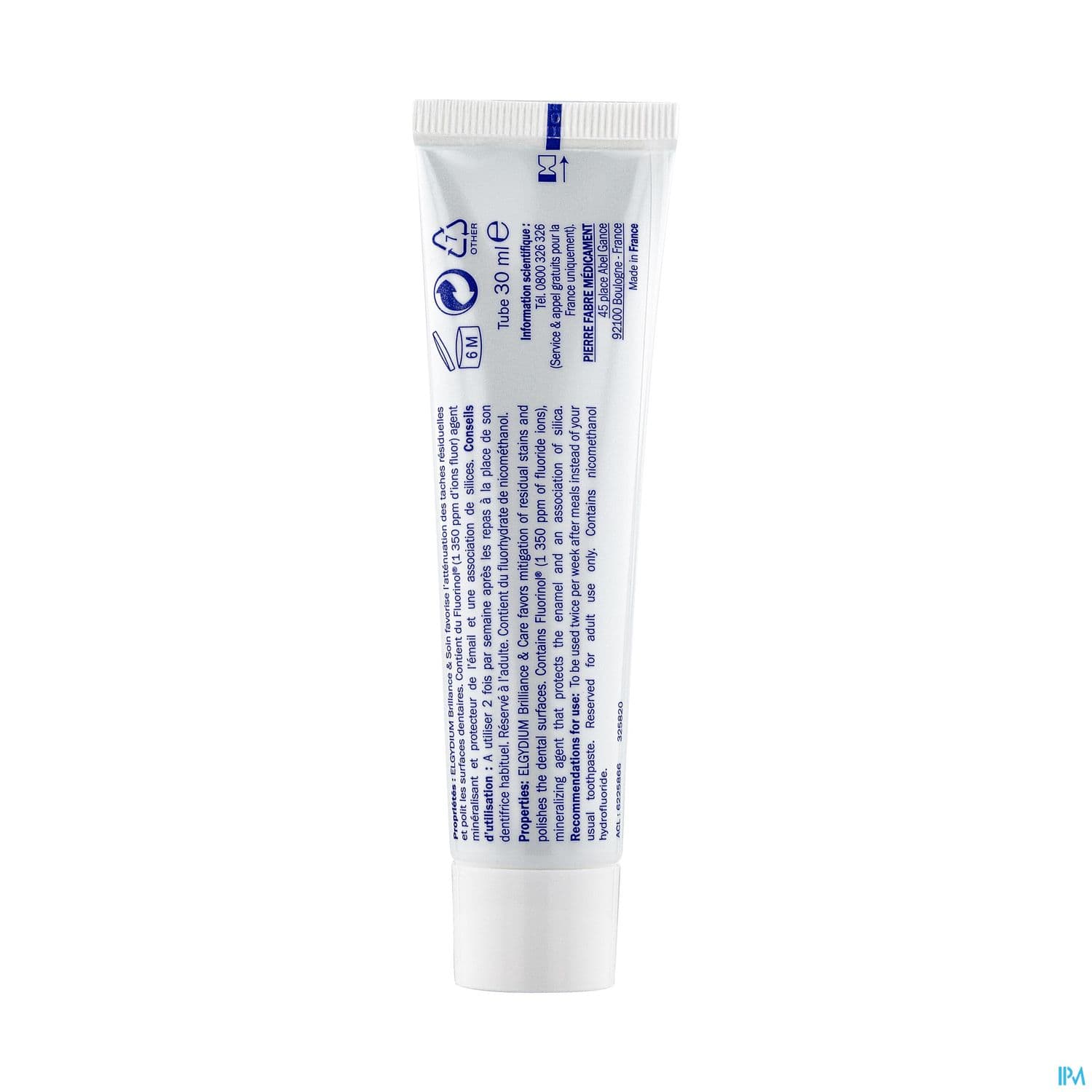 Elgydium Brillance Soin Dentifrice 30ml