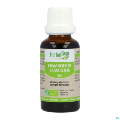 Herbalgem Framboisier Bourgeon Macerat Gl Bio 30ml