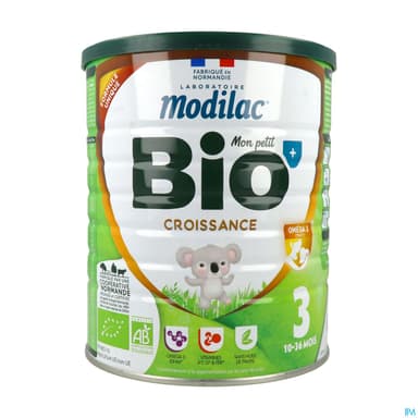 MODILAC MON PETIT BIO+ 3 PDR 800G