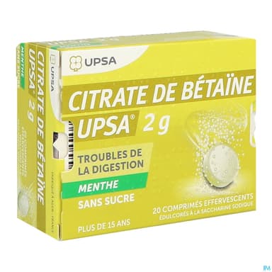 CITRATE BETAINE UPSA M S/S CP EF20