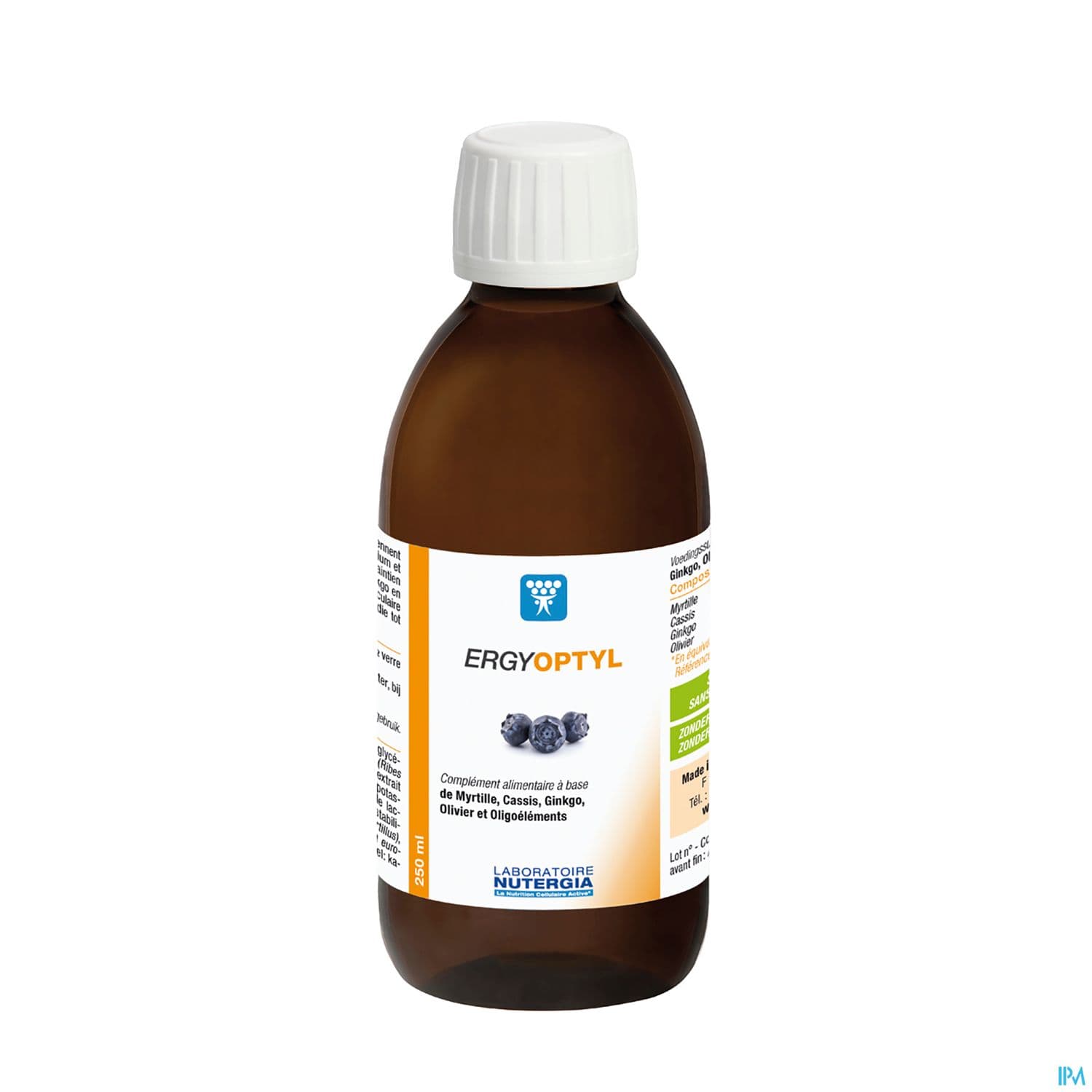 Nutergia Ergyoptyl Solution Buvable 250ml