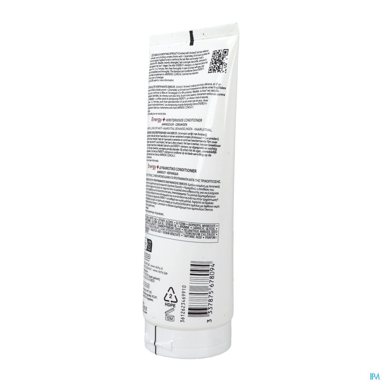 Vichy Dercos Energy+ Apres Shampooing Fortifiant 200ml