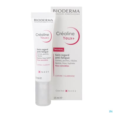 Bioderma Crealine Yeux+ Soin Regard Antifatigue 15ml