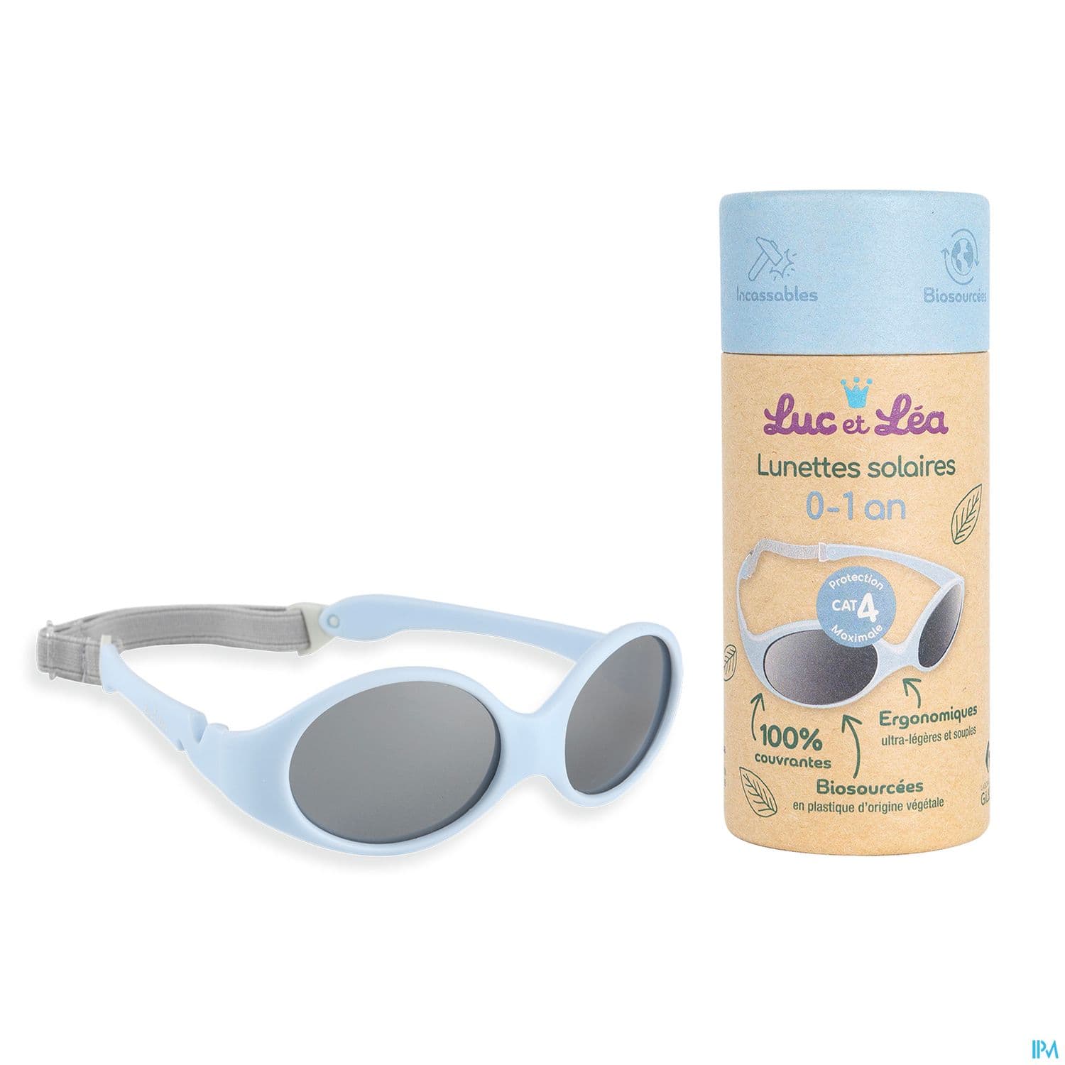 Luc Et Lea Lunette De Soleil Biosourcees 0/1a Bleu