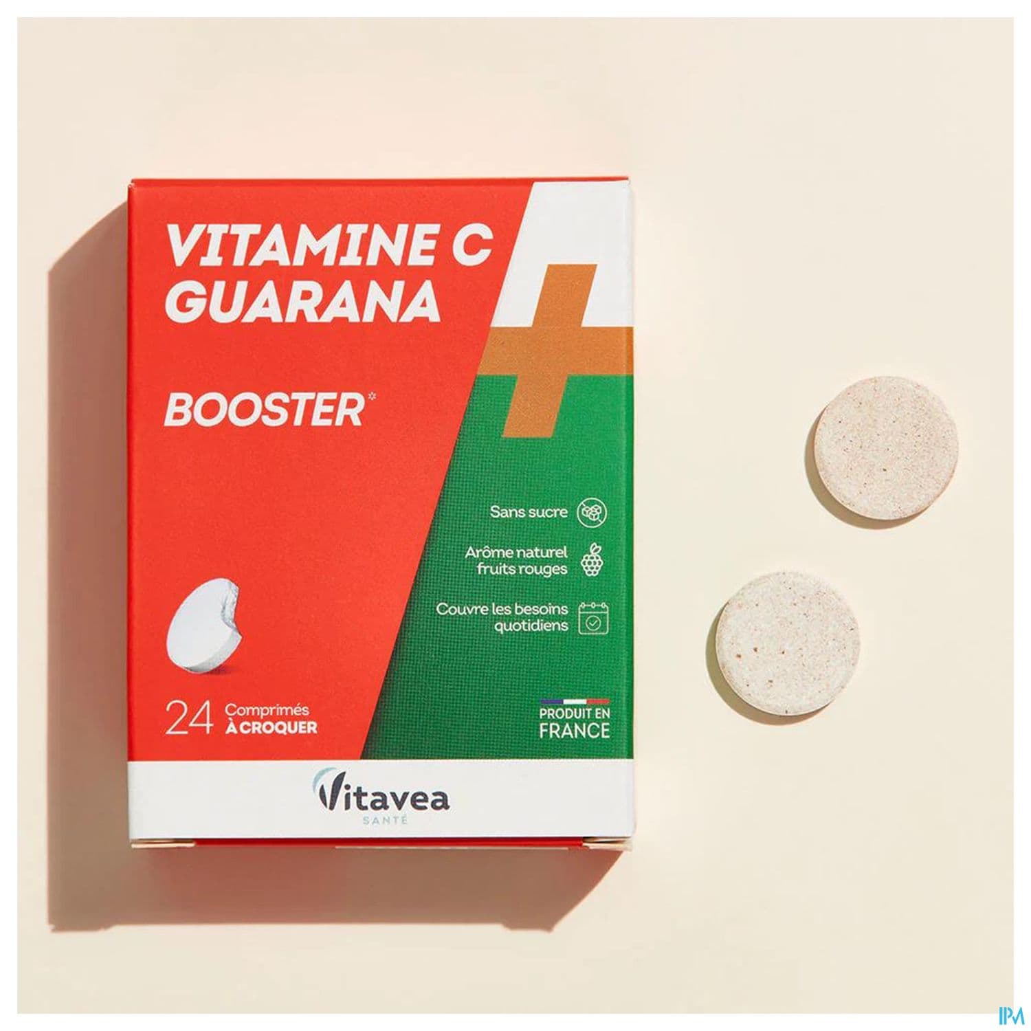 Vitavea Vitamine C + Guarana Comprime Croquer 12 X2