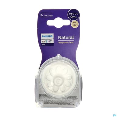 TETINE AVENT NAT RESPONSE T2 X2