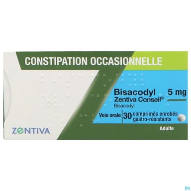 BISACODYL 5MG ZTV CONS CPR 30