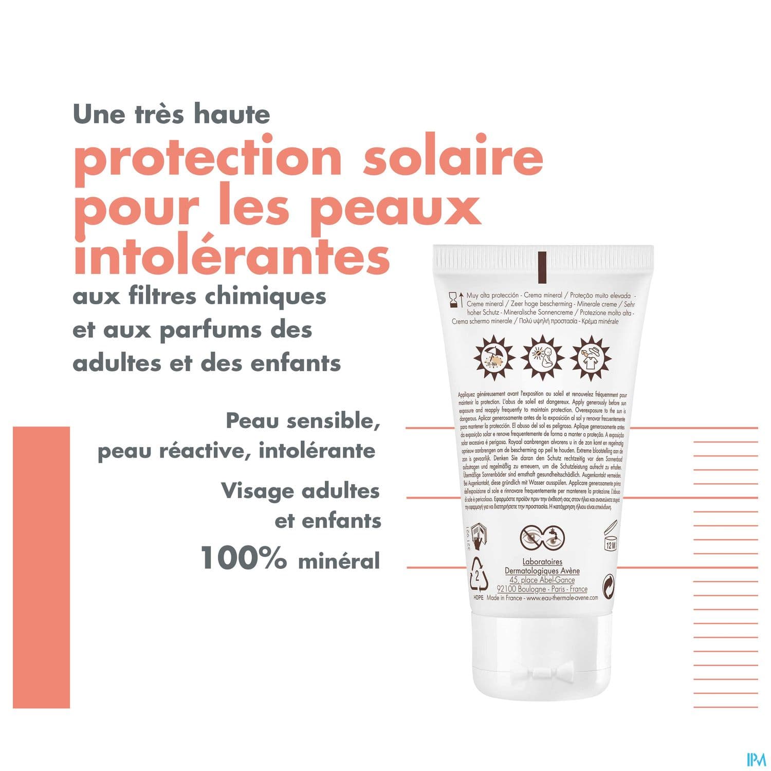 AVENE SOL SPF50+ MINERAL CR 50ML