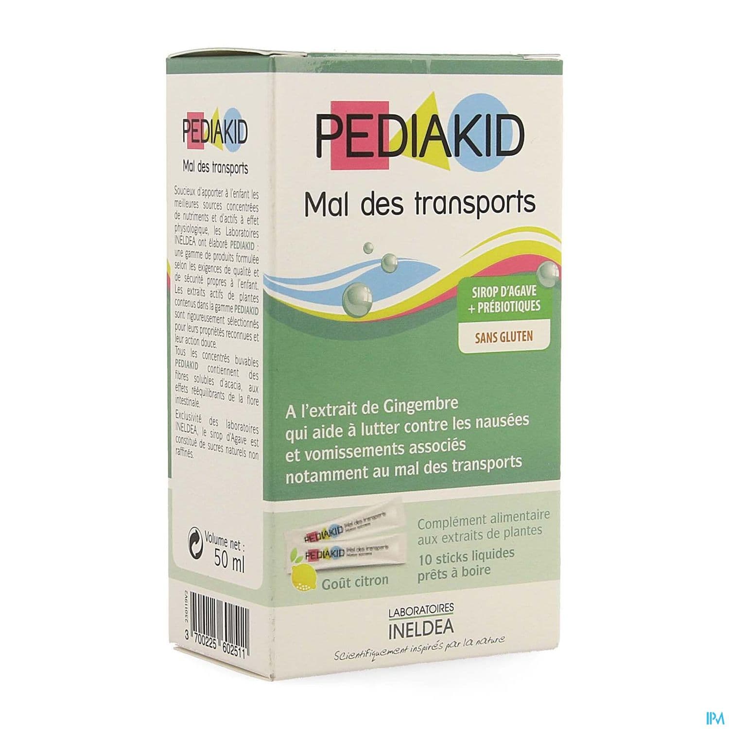 PEDIAKID MAL TRANSPOR STICK 10X5ML