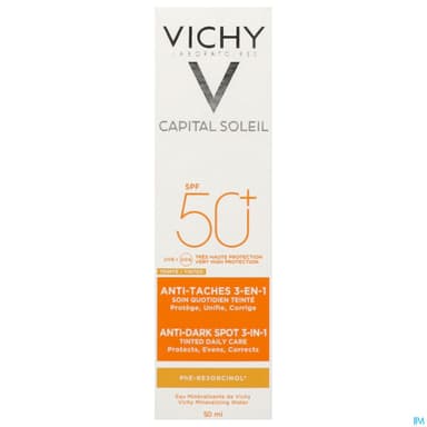 CAPITAL SOL CR SPF50+ A/TACHE 50ML