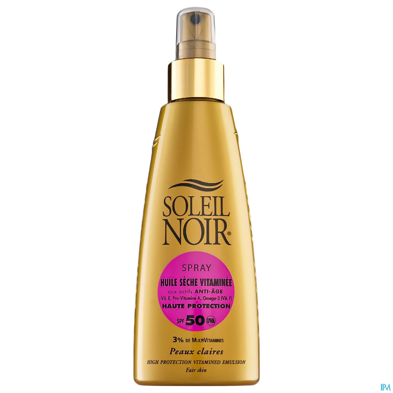 Soleil Noir Huile Seche Vitamine Ip 50 Spray 150ml