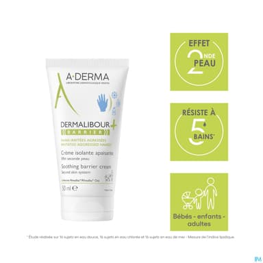 A-DERMA DERMALIBOUR+ BARR CR 50ML