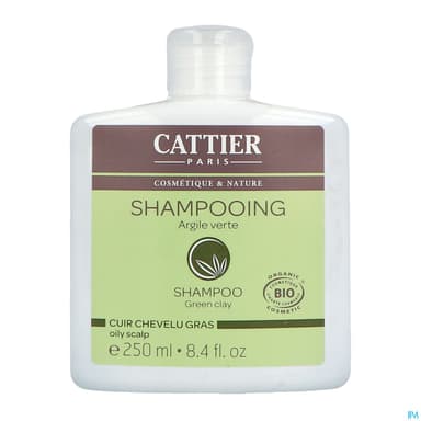 CATTIER SH CH GRAS ARGIL VERT250ML