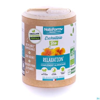 Nat Et Form Ecoresponsable Escholtzia Bio Gelule Vegetale 200