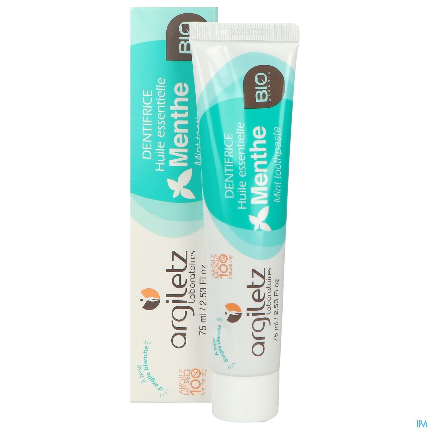 ARGILETZ DENT BIO MENTHE 75ML