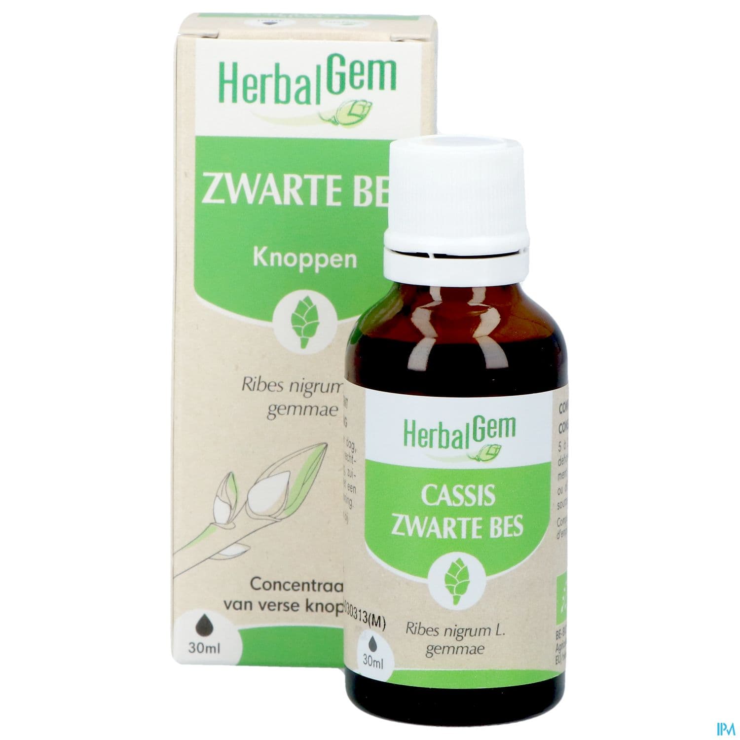 Herbalgem Cassis Bourgeon Macerat Glycerine Bio 30ml