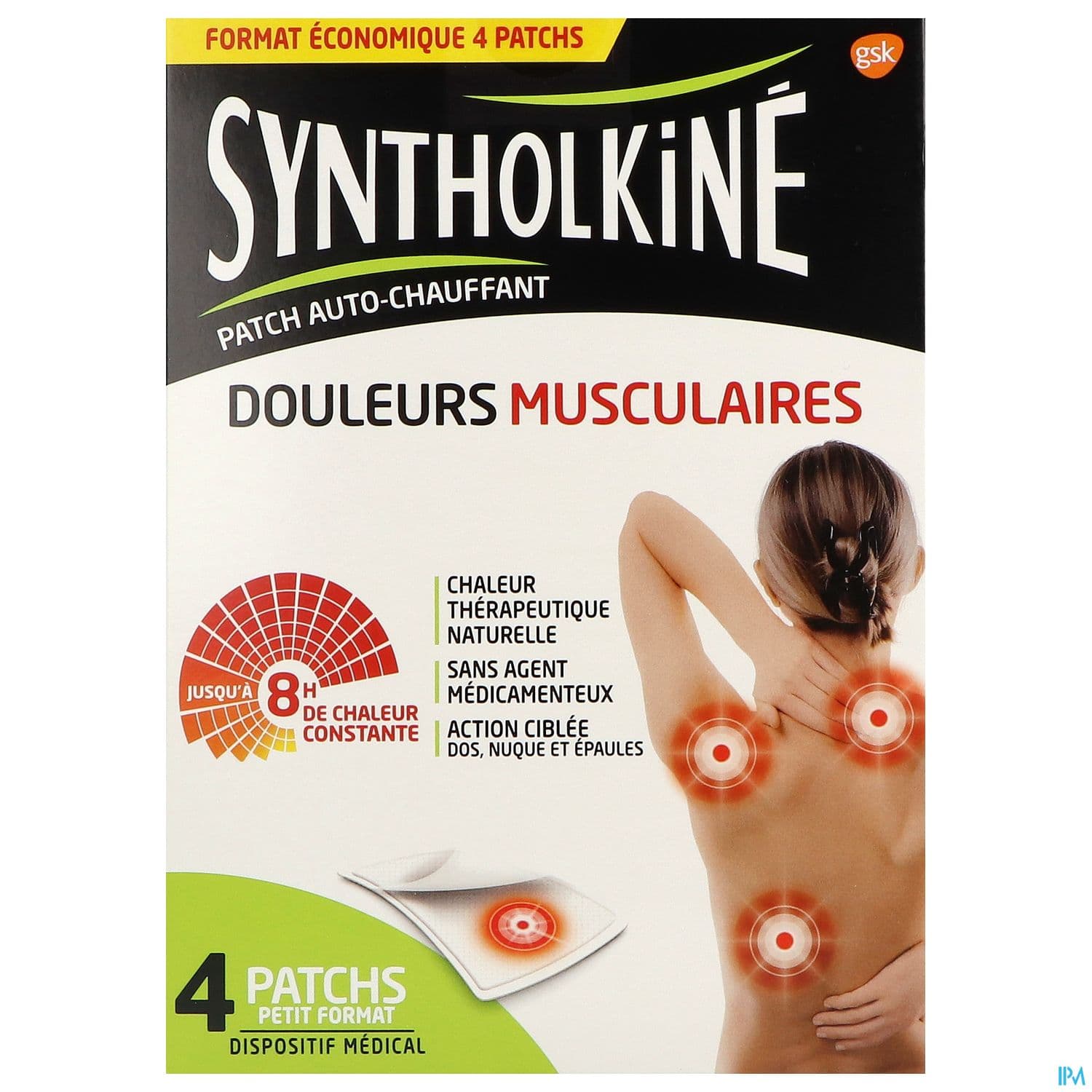 Syntholkine Patch Chauffant Autoadhesif 8h Pm 4