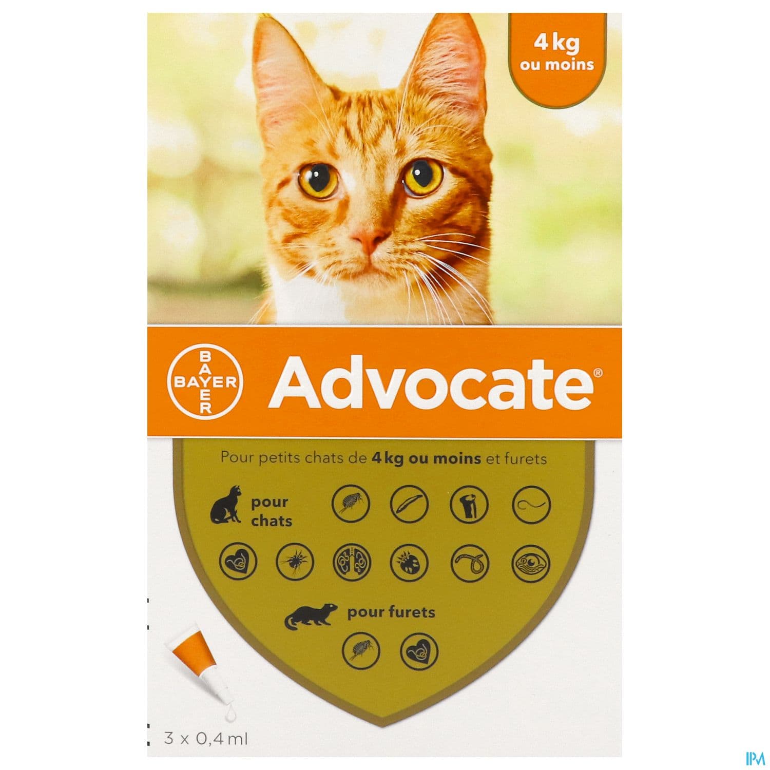 Advocate Chat Petit Spot On Solution 0ml4 X 3