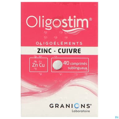 Oligostim Zinc Cuivre Comprime Sublingual 40