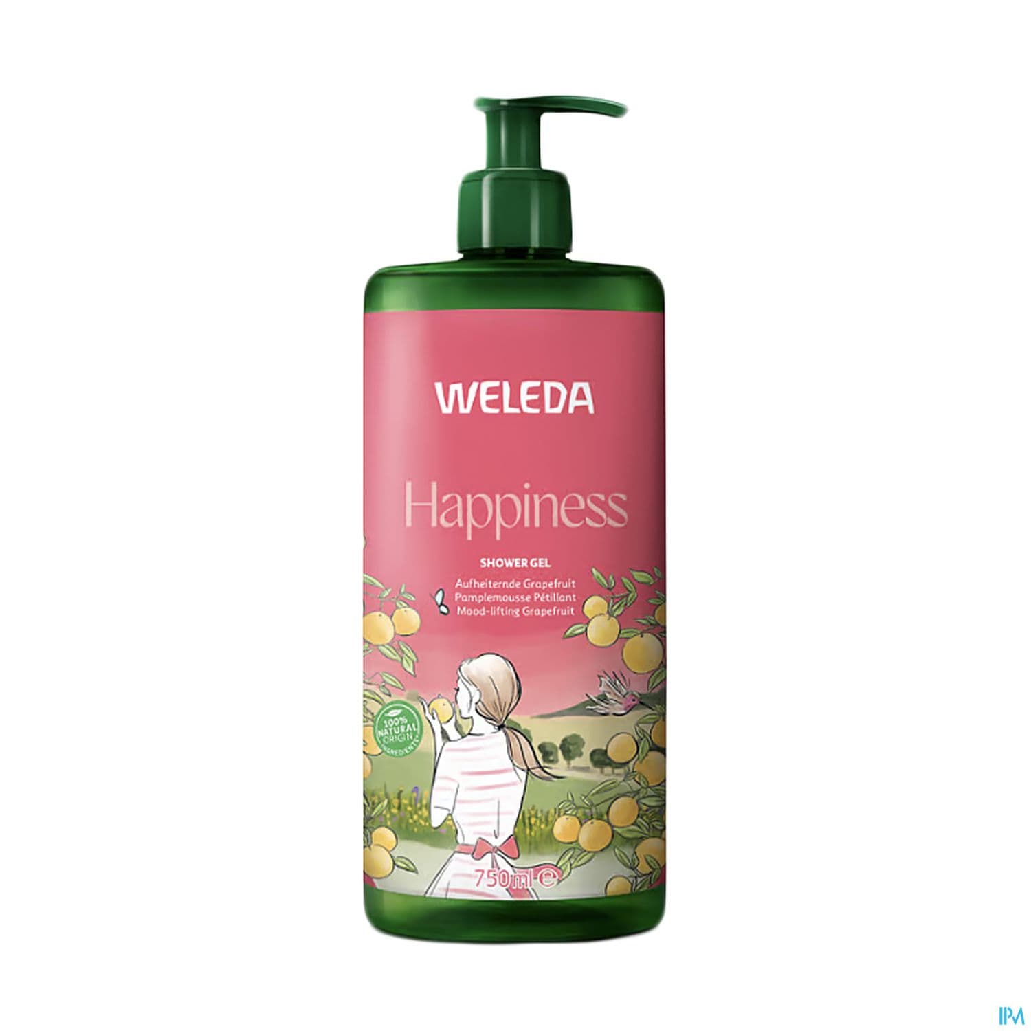 Weleda Gel Douche Happiness Pamplemousse 750ml