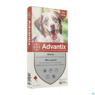 Advantix Chien Moyen Spot On Solution 2ml5 4