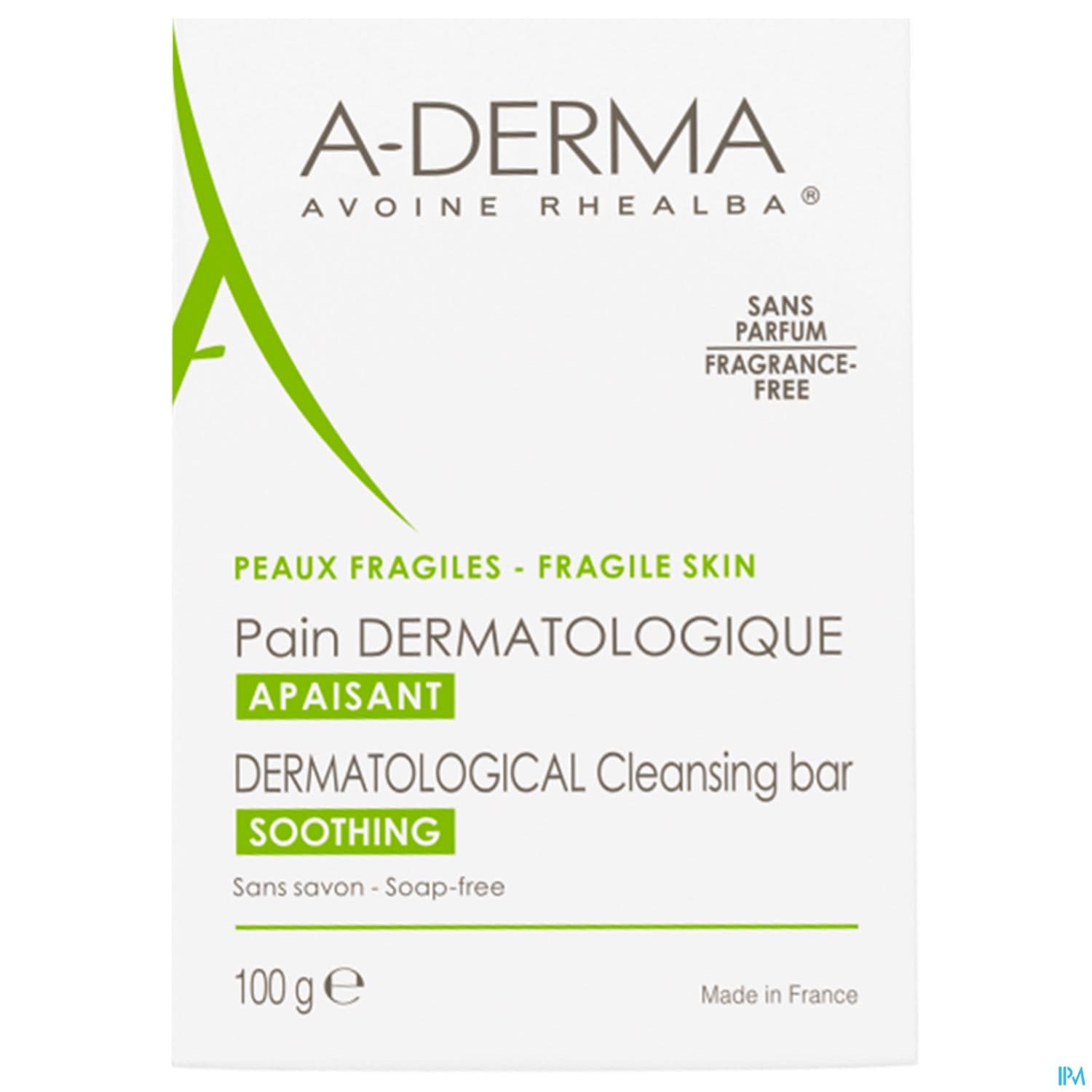 A Derma Pain Dermatologique Apaisant 100g