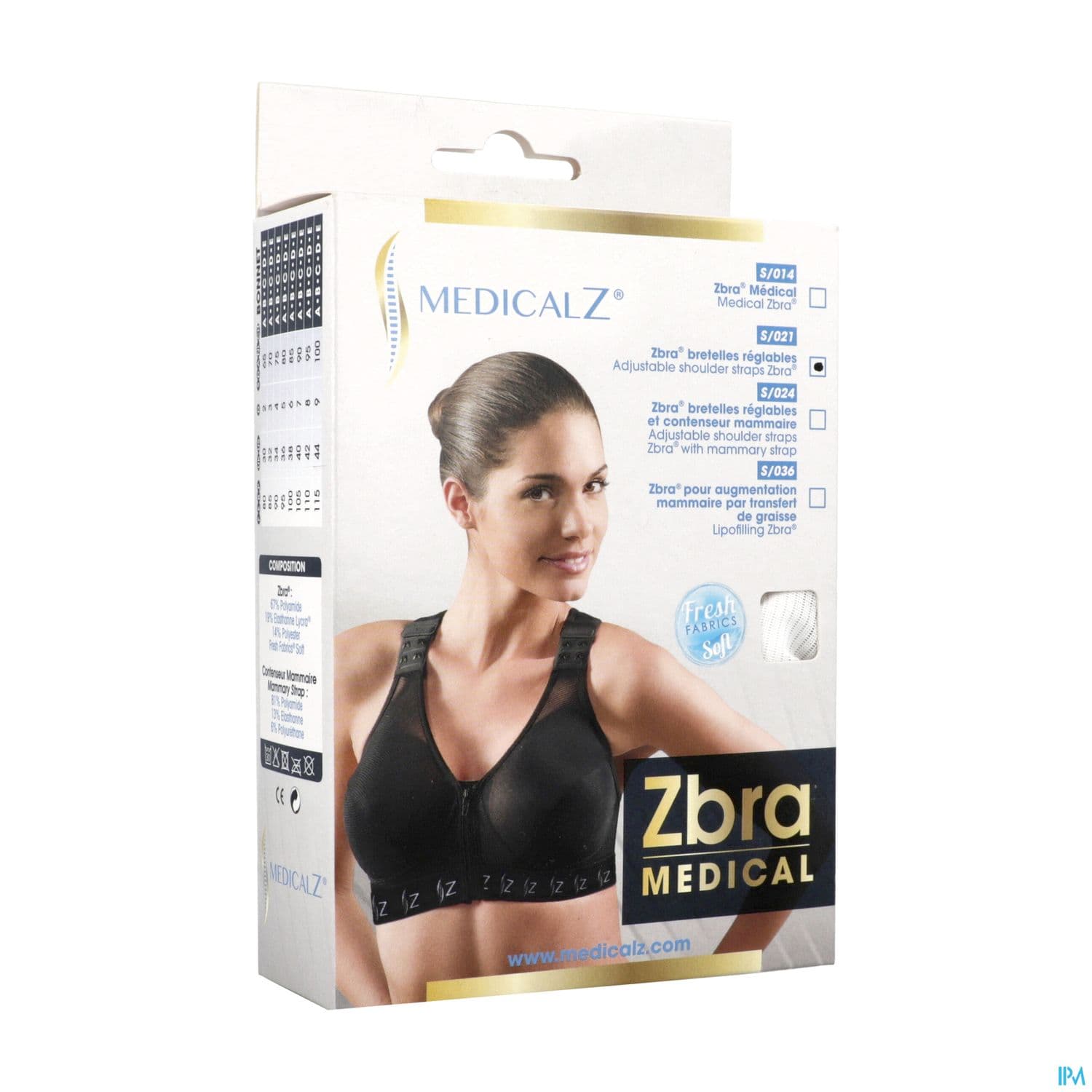 MEDICAL Z S/G S021 ZBRA NOIR 90B