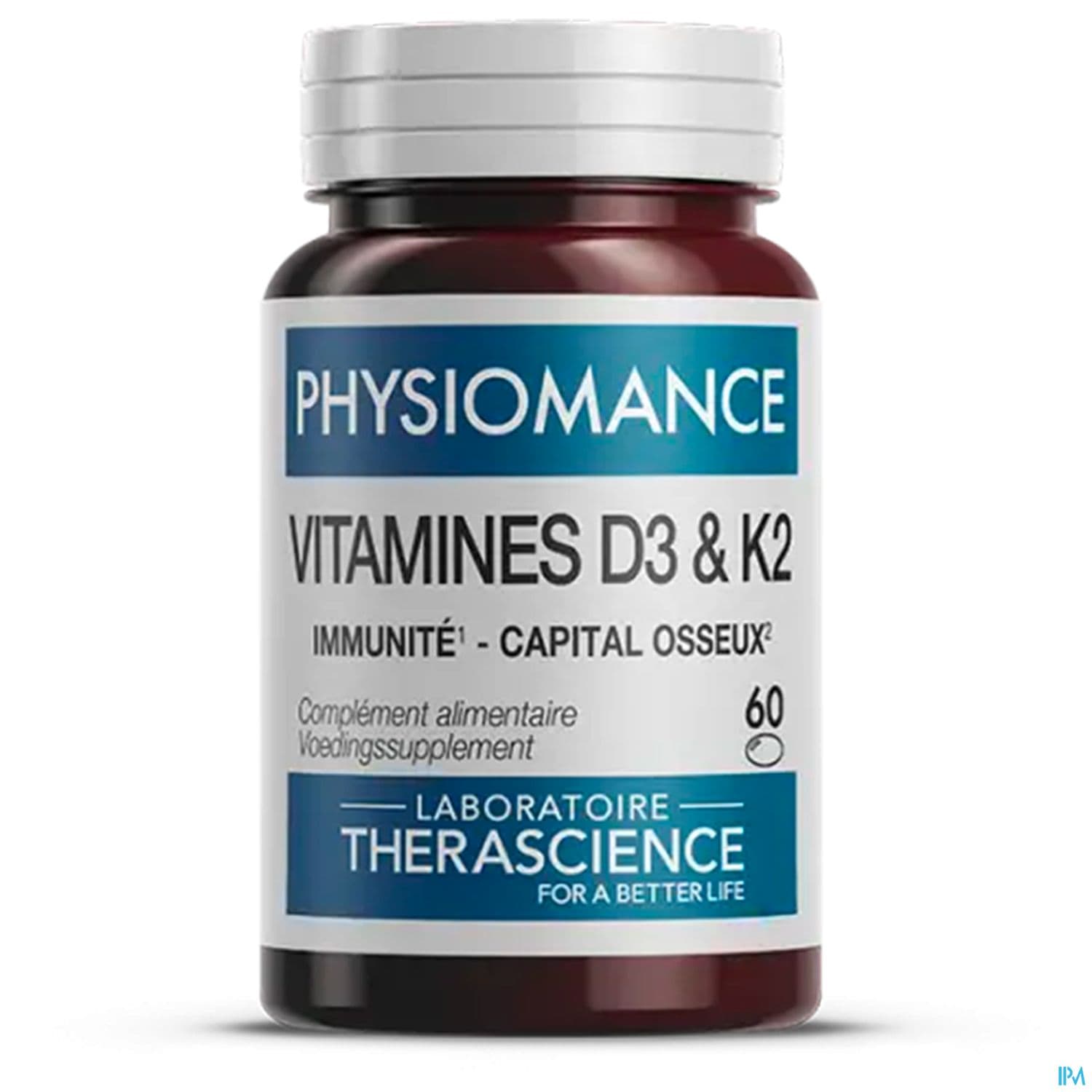 PHYSIOMANCE VITAMINES D3&K2 CAPS60