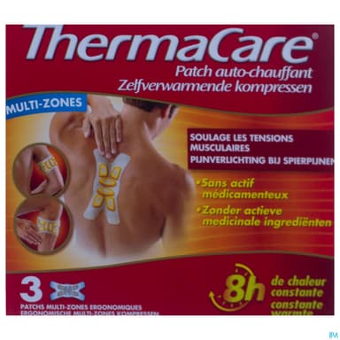 Cooper Thermacare Patch Chauffant Multi Zones X3
