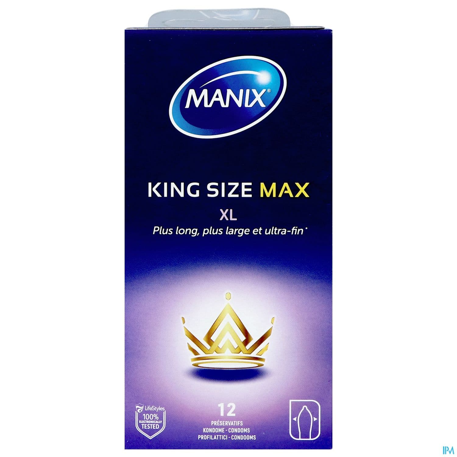 PRESERV MANIX KING SIZE MAX 12