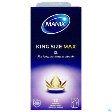 PRESERV MANIX KING SIZE MAX 12