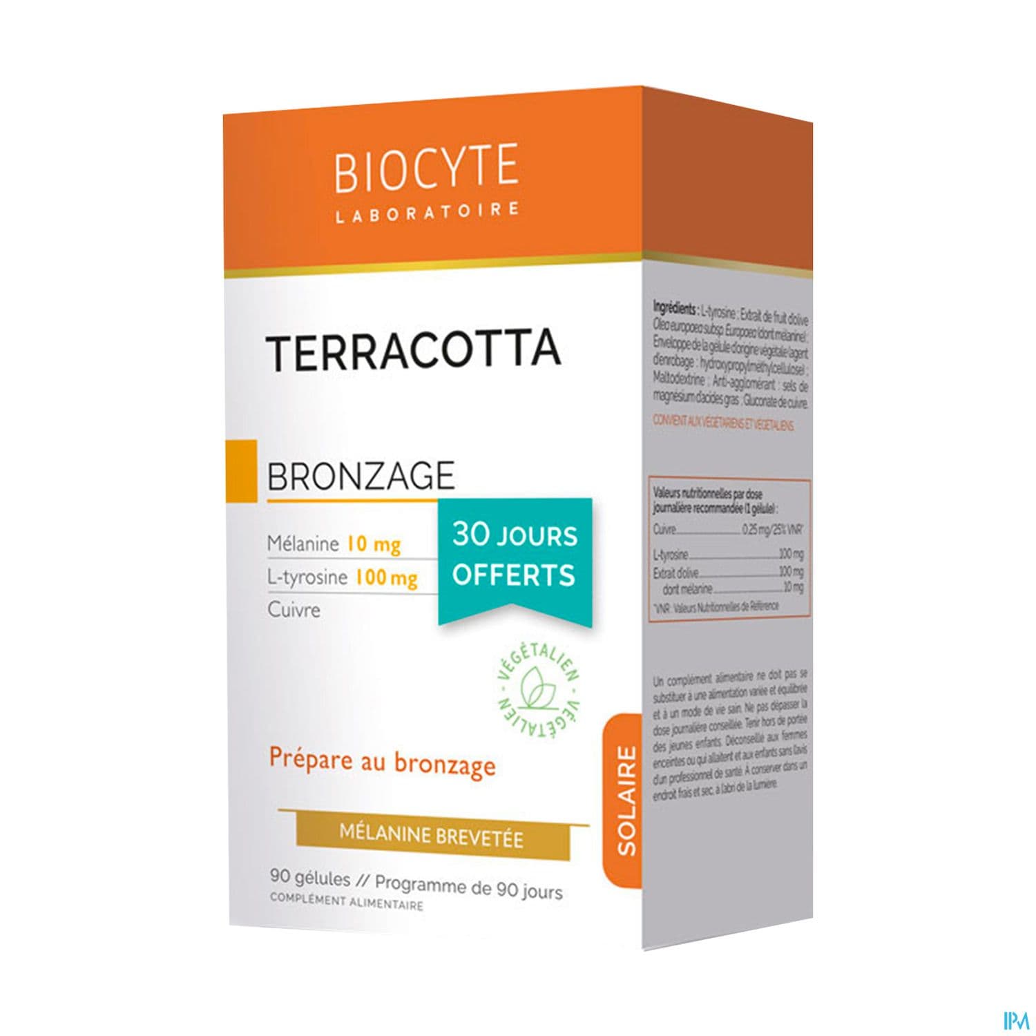 Biocyte Terracotta Cocktail Solaire Comprime 90