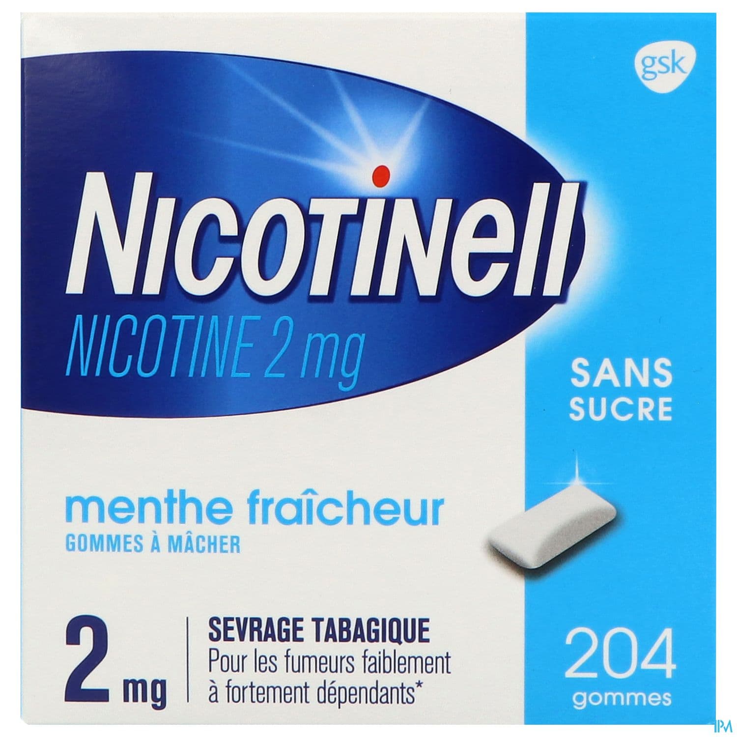 Nicotinell Menthe 2mg Sans Sucre Gommes A Macher 204