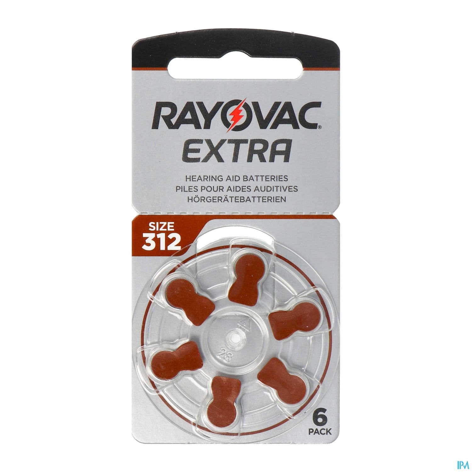 Rayovac Pile Auditive Marron 312 1v45 X6 — Pharmacie Principale de Malakoff