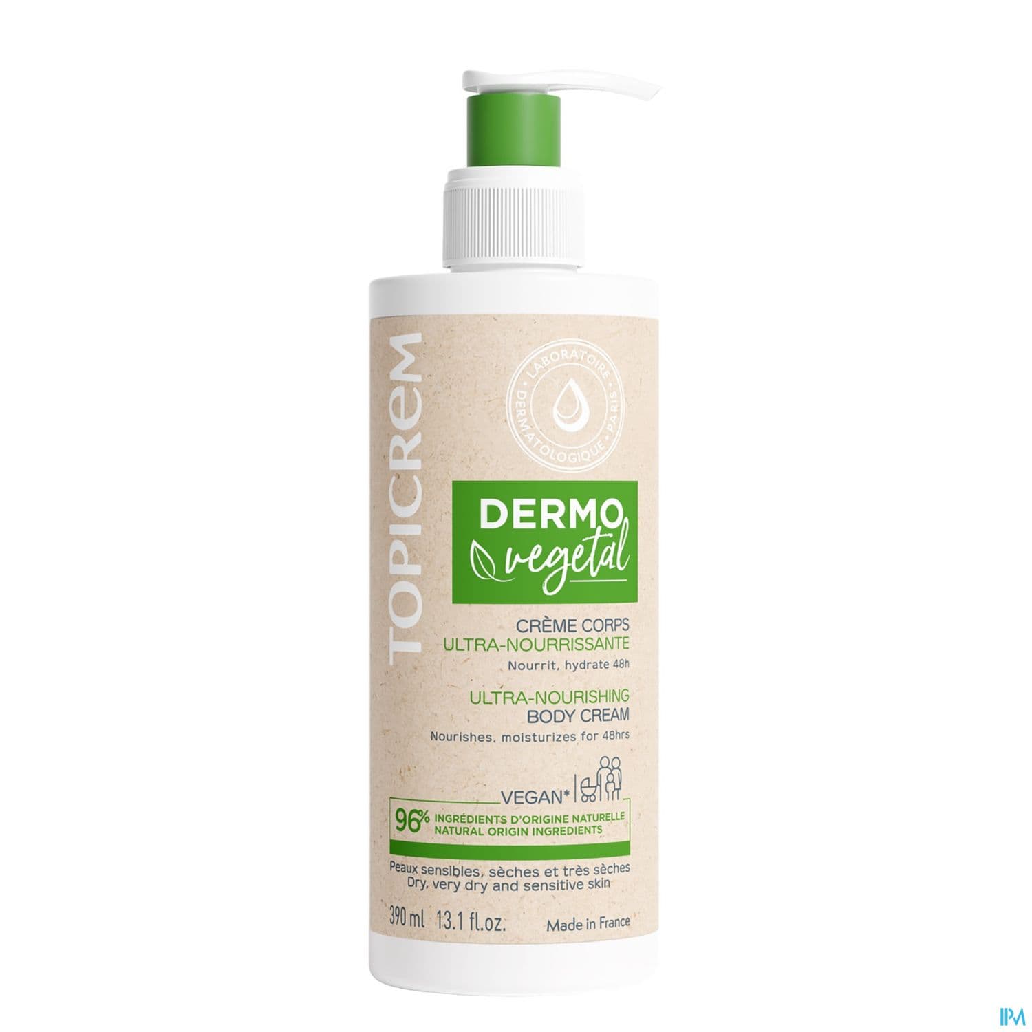 TOPICREM DERMO VEGET CR CORP 390ML