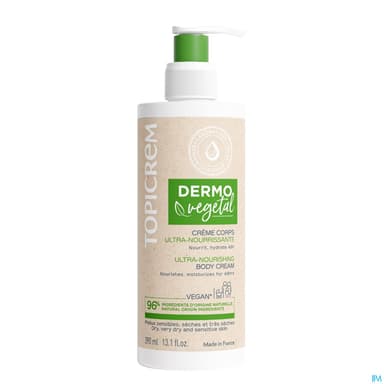 TOPICREM DERMO VEGET CR CORP 390ML