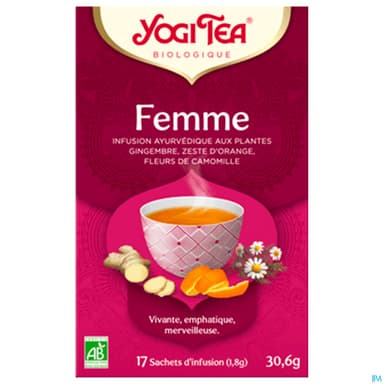 Yogi Tea Femme Bio Infusette 2g 17