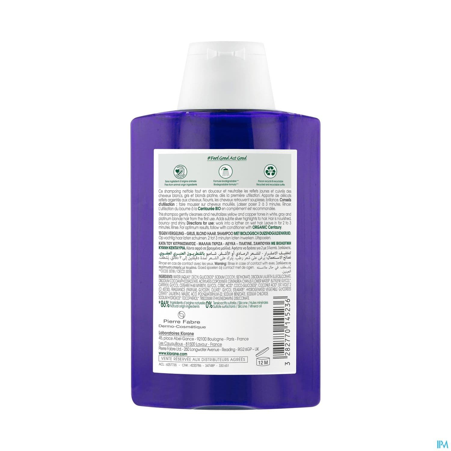 KLORANE SH CENTAUREE FL200ML