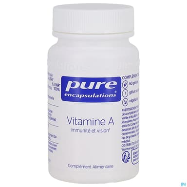 PURE ENCAPSULAT VITAMINE A CAPS60