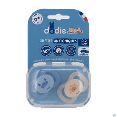 DOD SUCET 0-2M NEW BORN BLEU N2