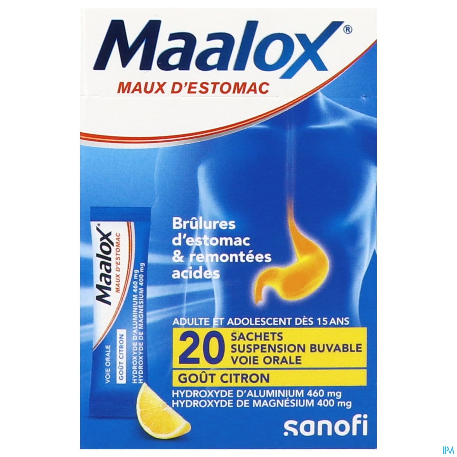 MAALOX MAUX D'ESTOMAC SACHET 20