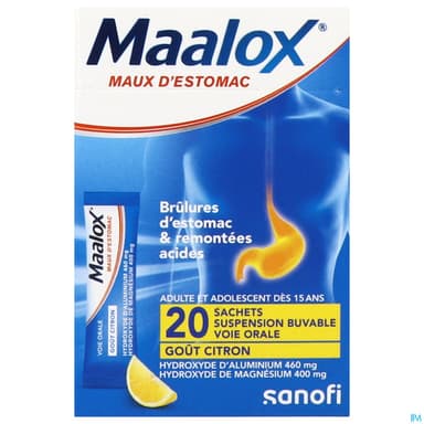 MAALOX MAUX D'ESTOMAC SACHET 20